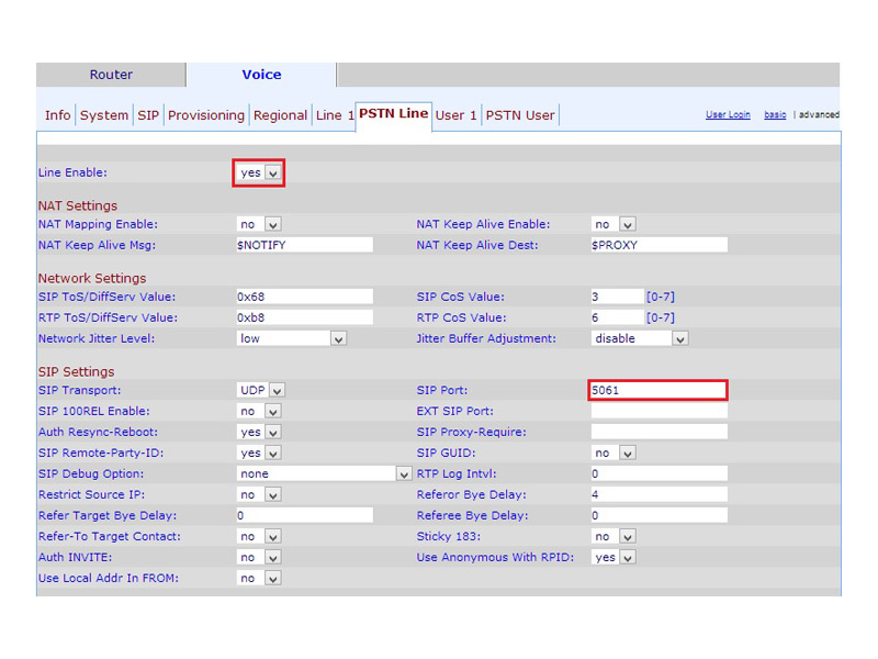 Проброс портов для sip