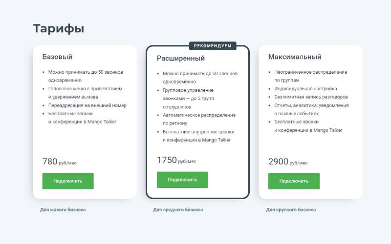 Тарифы Манго Телеком Тарифы Манго Телеком